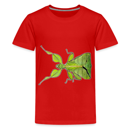 Teenager Basic T-Shirt Phyllium philippinicum female - Rot