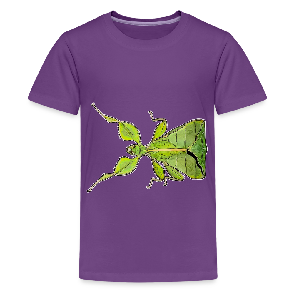Teenager Basic T-Shirt Phyllium philippinicum female - Lila