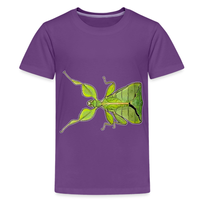 Teenager Basic T-Shirt Phyllium philippinicum female - Lila