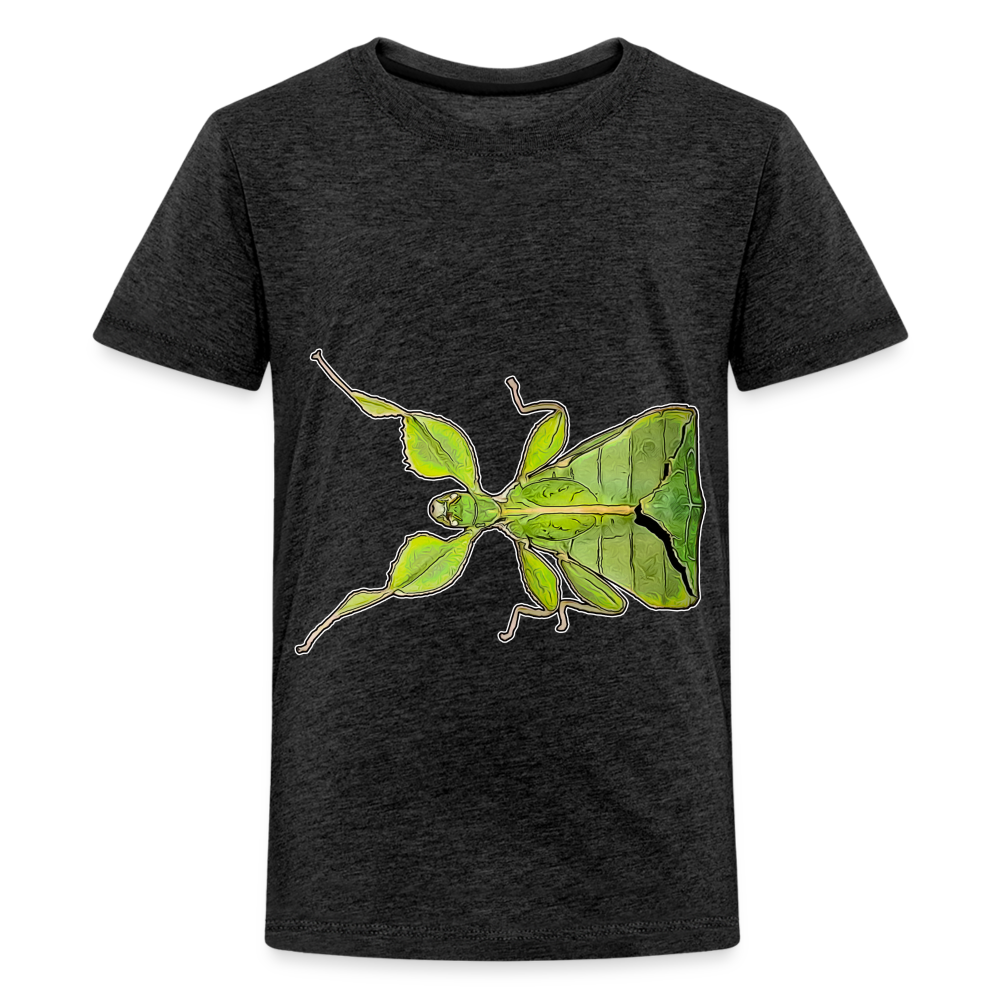 Teenager Basic T-Shirt Phyllium philippinicum female - Anthrazit