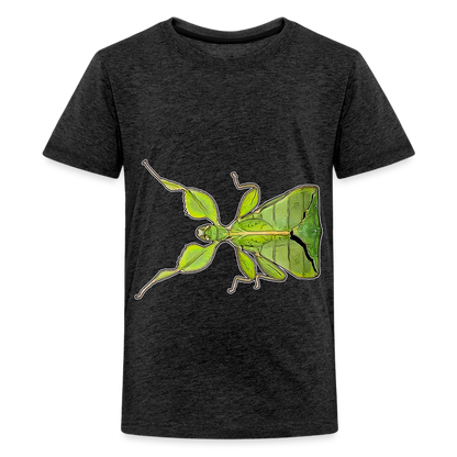 Teenager Basic T-Shirt Phyllium philippinicum female - Anthrazit