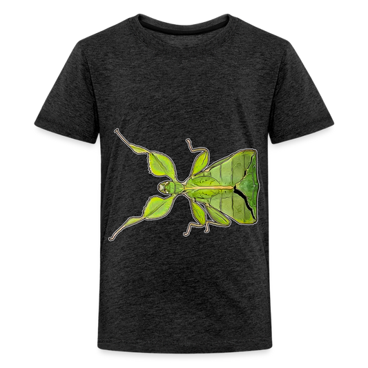 Teenager Basic T-Shirt Phyllium philippinicum female - Anthrazit