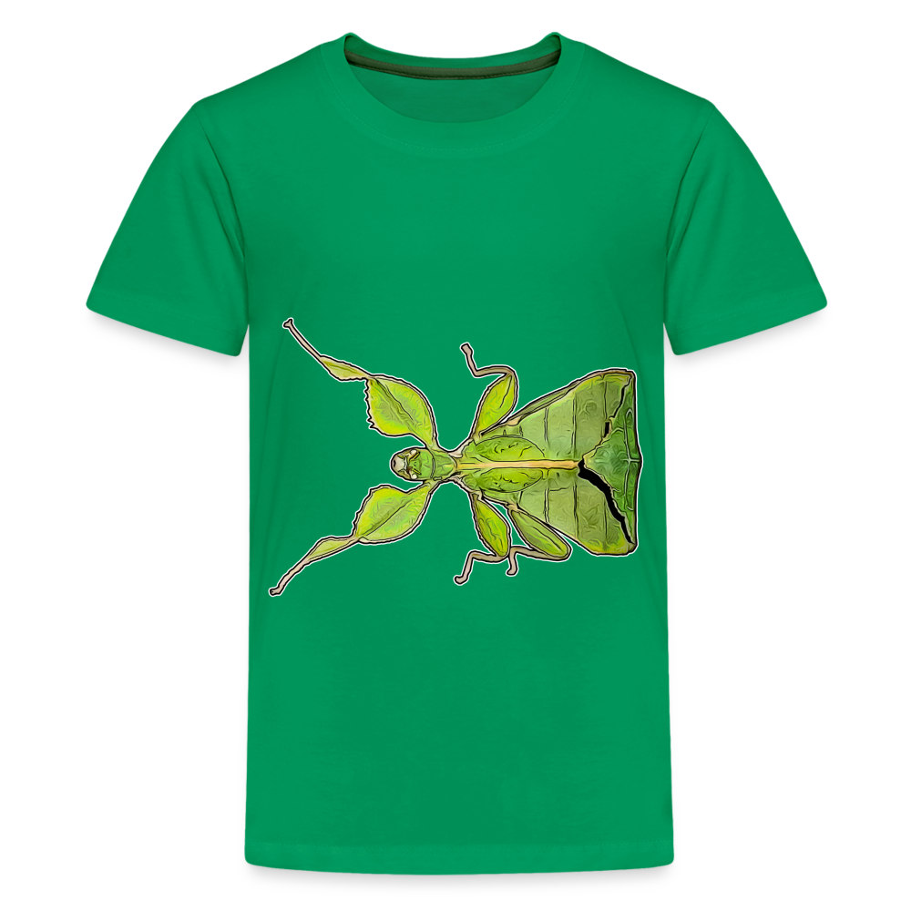 Teenager Basic T-Shirt Phyllium philippinicum female - Kelly Green