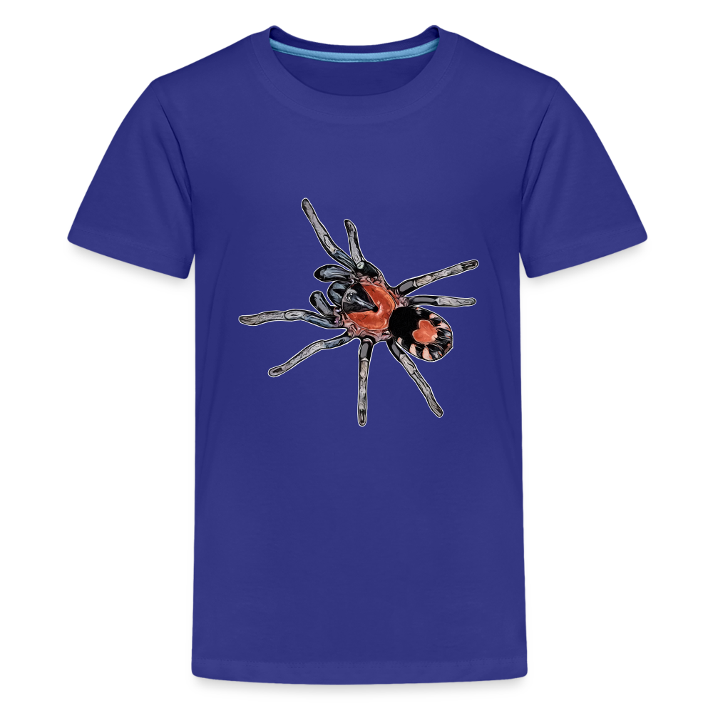 Teenager Basic T-Shirt Cyriocosmus elegans - Königsblau