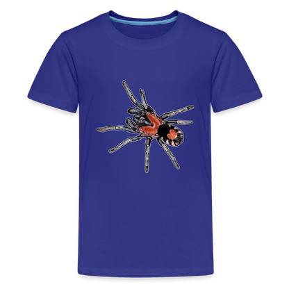 Teenager Basic T-Shirt Cyriocosmus elegans - Königsblau