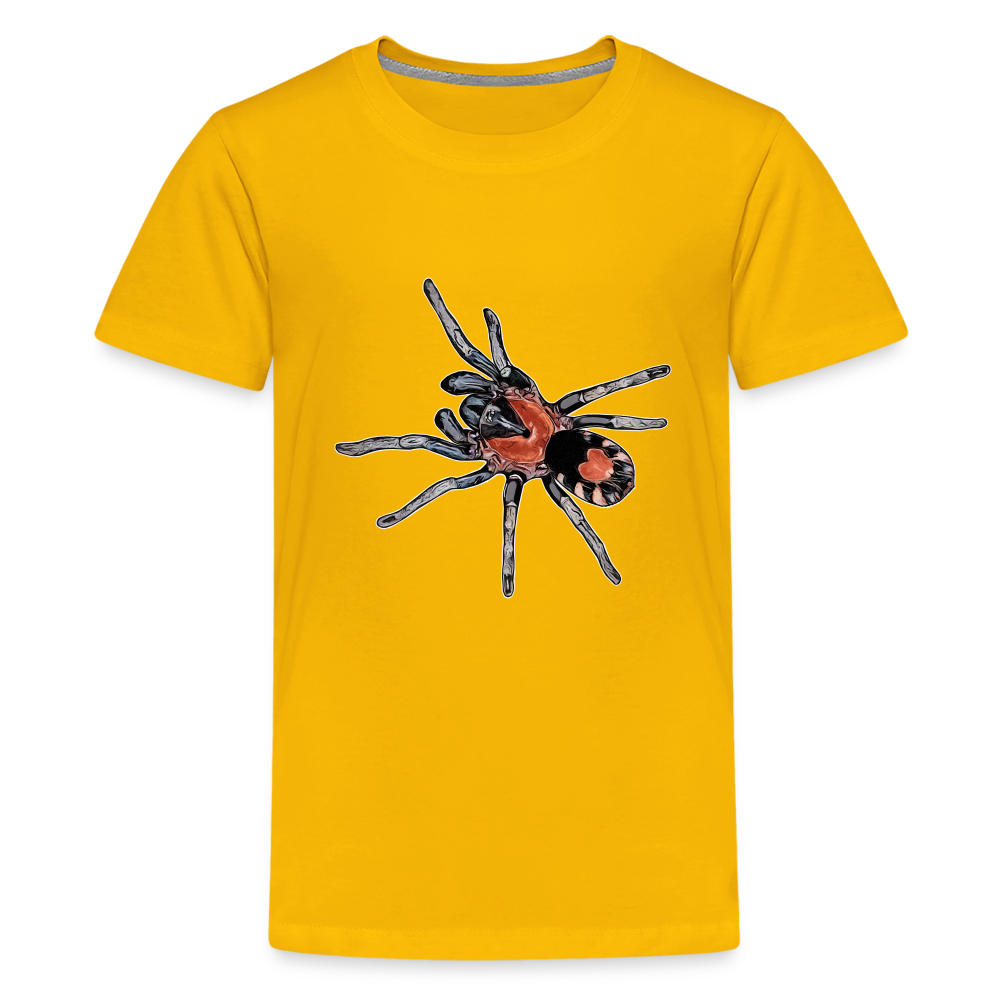 Teenager Basic T-Shirt Cyriocosmus elegans - Sonnengelb