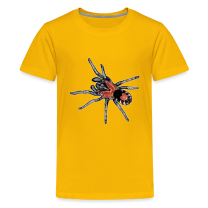 Teenager Basic T-Shirt Cyriocosmus elegans - Sonnengelb