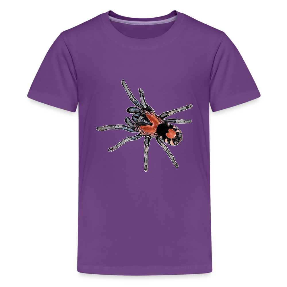 Teenager Basic T-Shirt Cyriocosmus elegans - Lila