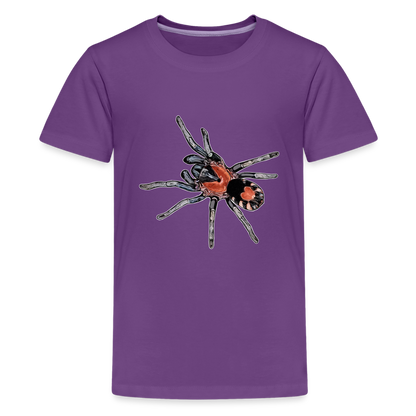 Teenager Basic T-Shirt Cyriocosmus elegans - Lila