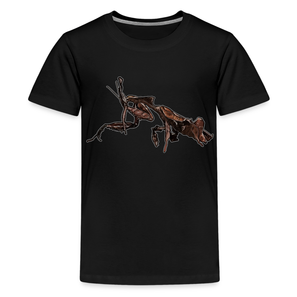 Teenager Basic T-Shirt Phyllocrania paradoxa female 2 - Schwarz