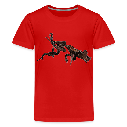 Teenager Basic T-Shirt Phyllocrania paradoxa female 2 - Rot