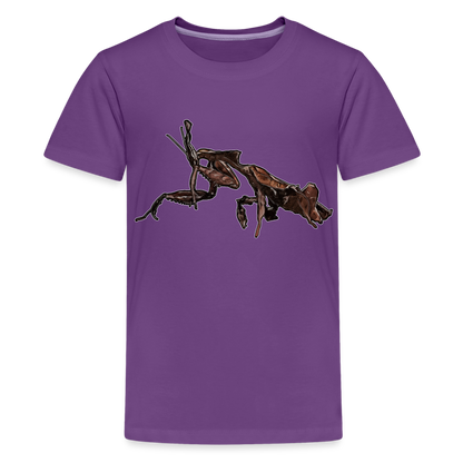 Teenager Basic T-Shirt Phyllocrania paradoxa female 2 - Lila