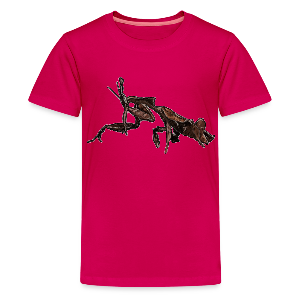 Teenager Basic T-Shirt Phyllocrania paradoxa female 2 - dunkles Pink