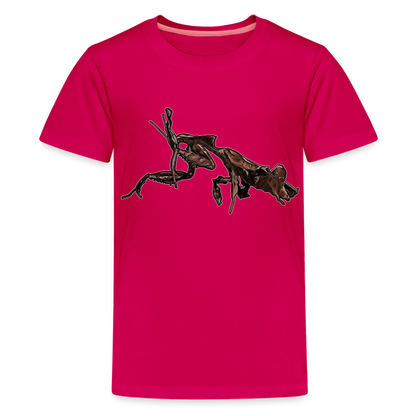 Teenager Basic T-Shirt Phyllocrania paradoxa female 2 - dunkles Pink