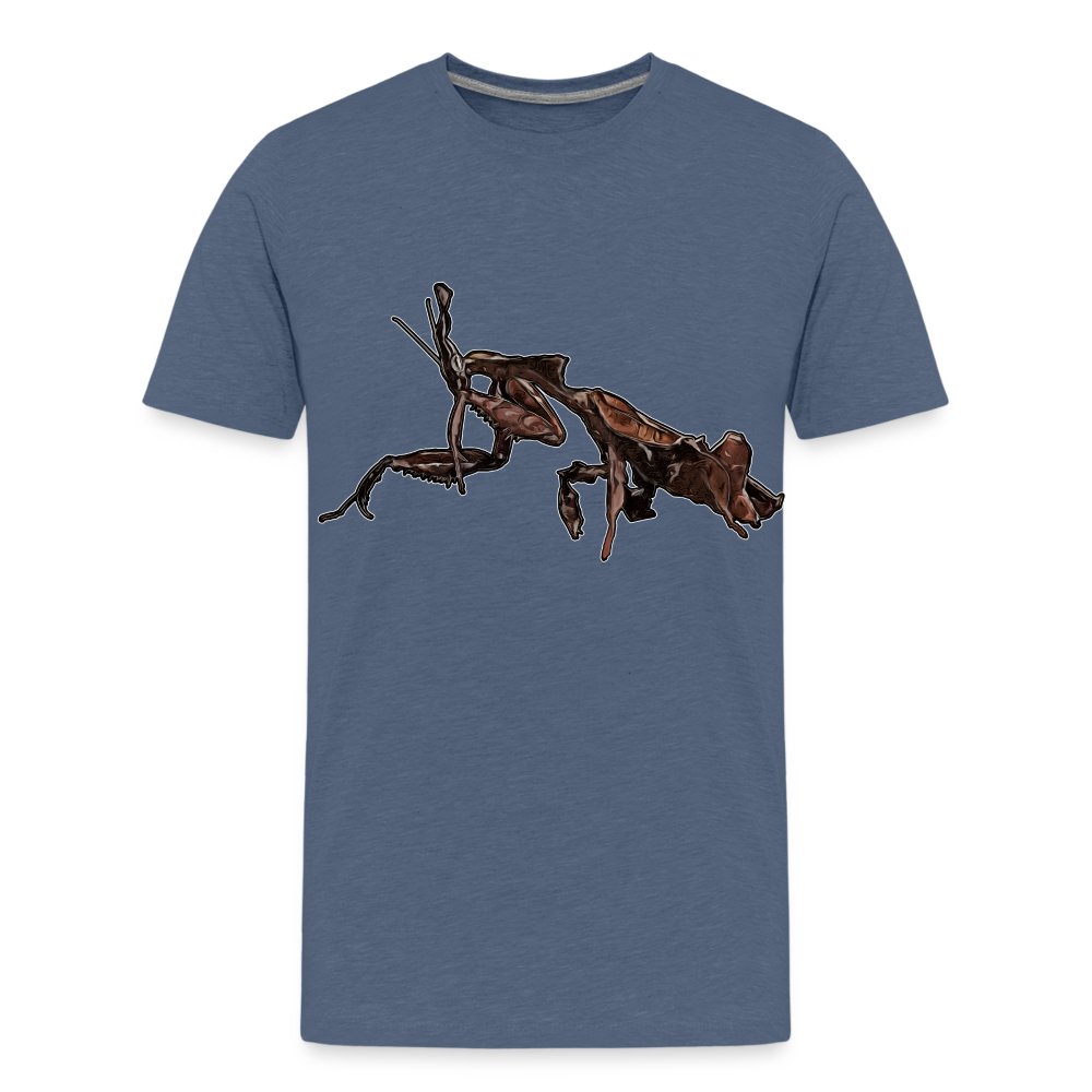 Teenager Basic T-Shirt Phyllocrania paradoxa female 2 - Blau meliert