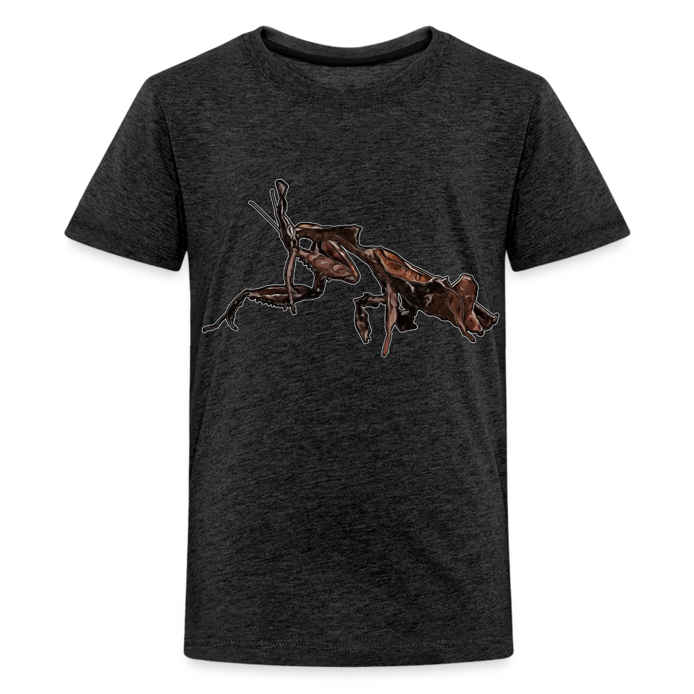 Teenager Basic T-Shirt Phyllocrania paradoxa female 2 - Anthrazit