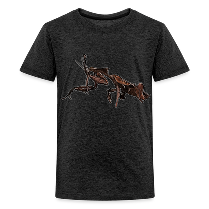 Teenager Basic T-Shirt Phyllocrania paradoxa female 2 - Anthrazit