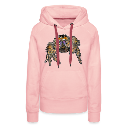 Frauen Hoodie Phidippus regius Everglades female - Kristallrosa