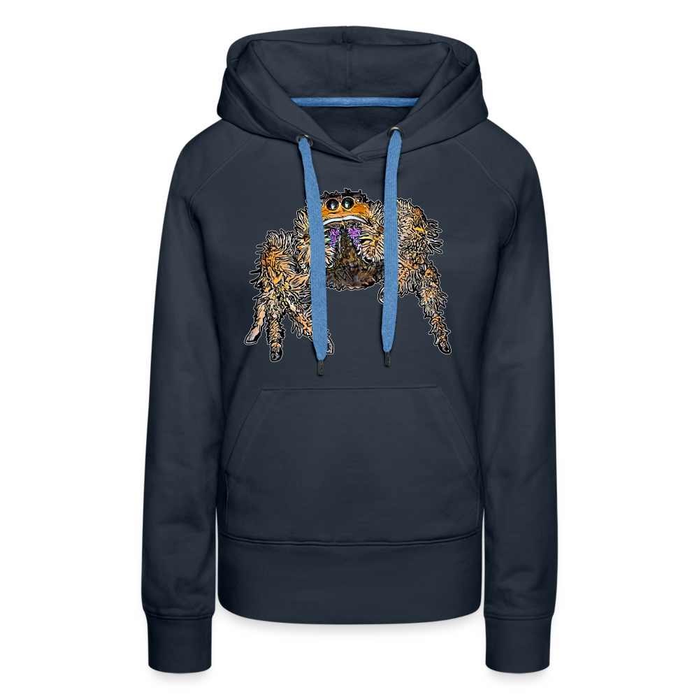 Frauen Hoodie Phidippus regius Everglades female - Navy