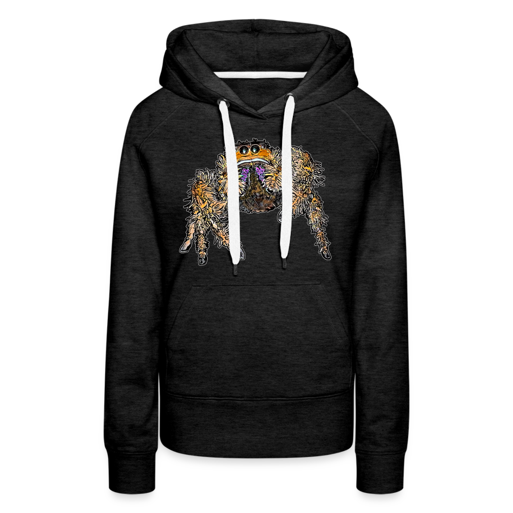 Frauen Hoodie Phidippus regius Everglades female - Anthrazit