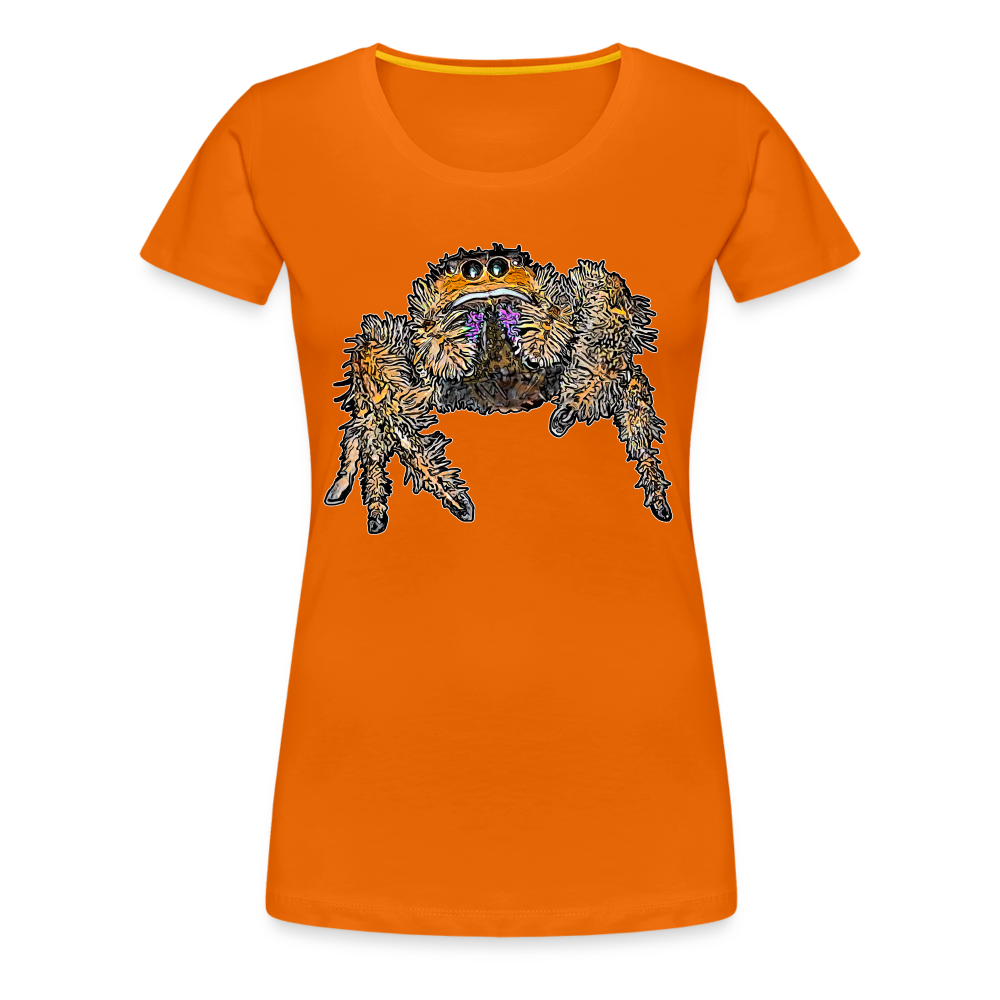 Frauen Basic T-Shirt Phidippus regius Everglades female - Orange