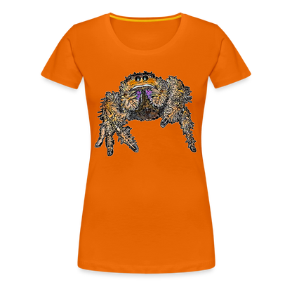 Frauen Basic T-Shirt Phidippus regius Everglades female - Orange