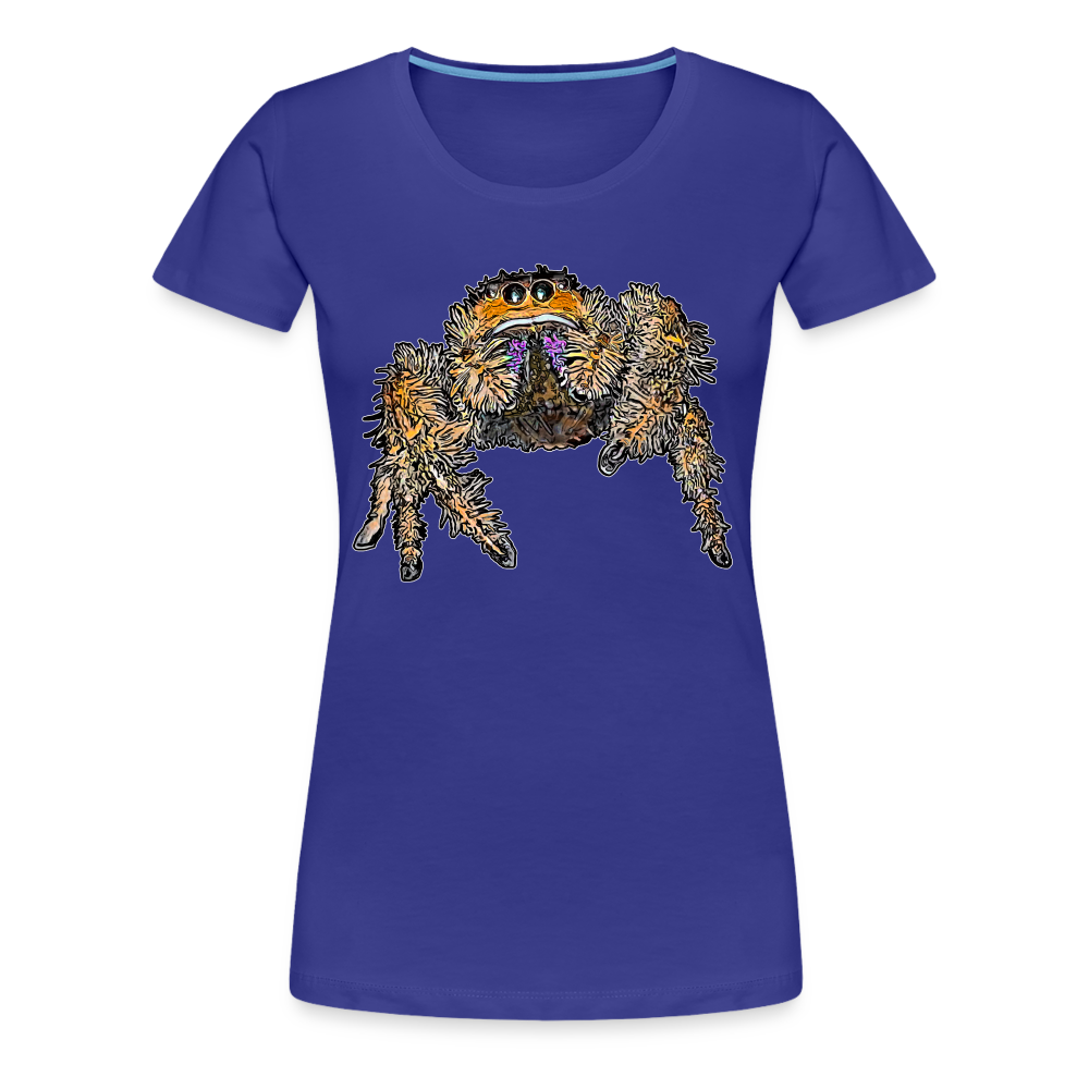 Frauen Basic T-Shirt Phidippus regius Everglades female - Königsblau