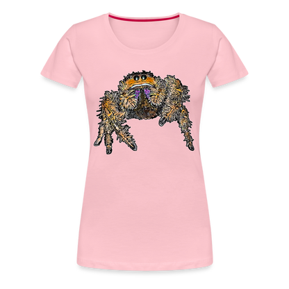Frauen Basic T-Shirt Phidippus regius Everglades female - Hellrosa