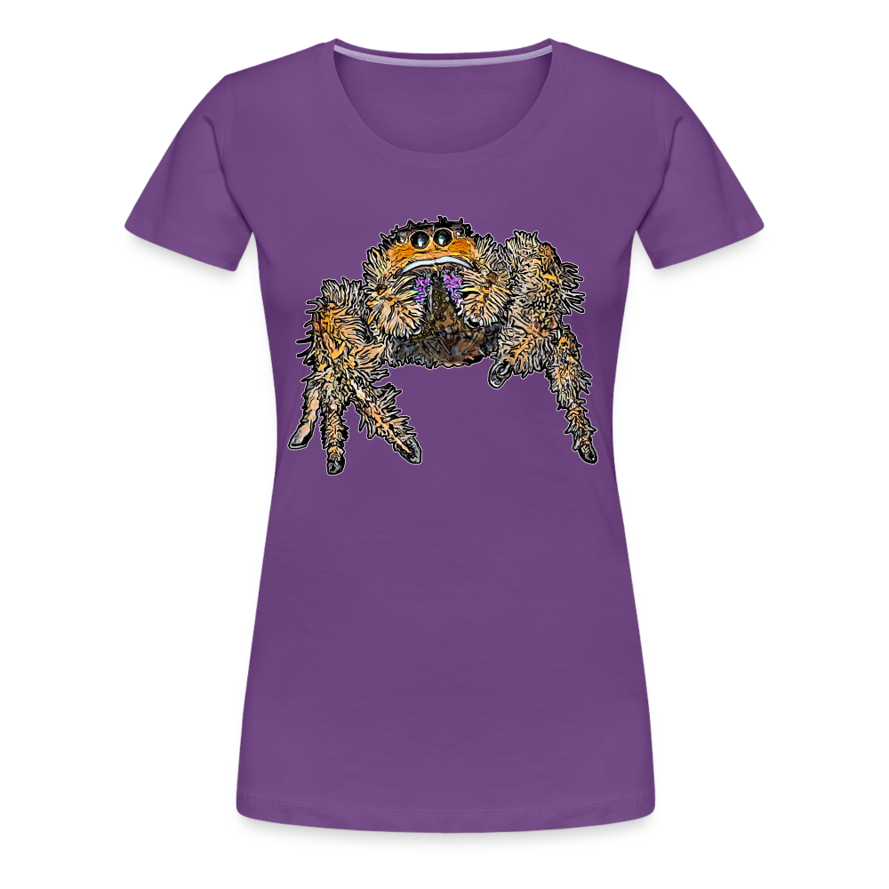 Frauen Basic T-Shirt Phidippus regius Everglades female - Lila