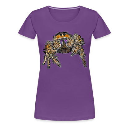 Frauen Basic T-Shirt Phidippus regius Everglades female - Lila