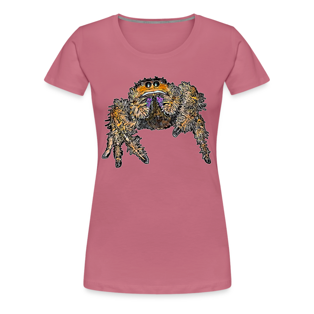 Frauen Basic T-Shirt Phidippus regius Everglades female - Malve