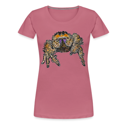 Frauen Basic T-Shirt Phidippus regius Everglades female - Malve
