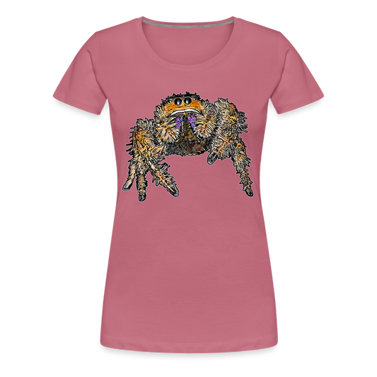 Frauen Basic T-Shirt Phidippus regius Everglades female - Malve