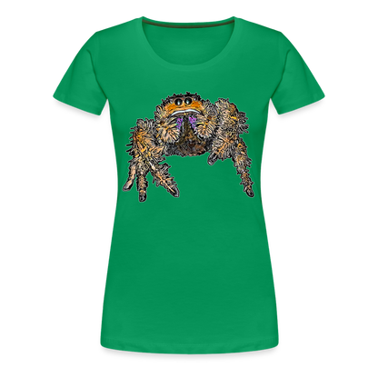 Frauen Basic T-Shirt Phidippus regius Everglades female - Kelly Green