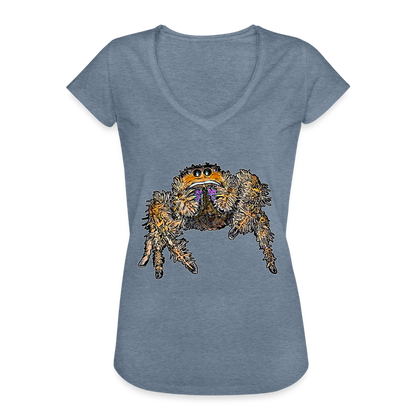 Frauen Vintage T-Shirt Phidippus regius Everglades female - Vintage Denim