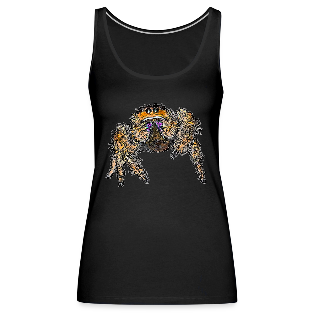 Frauen Tank Top Phidippus regius Everglades female - Schwarz
