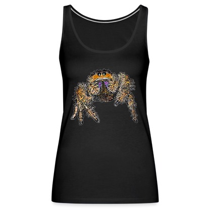 Frauen Tank Top Phidippus regius Everglades female - Schwarz