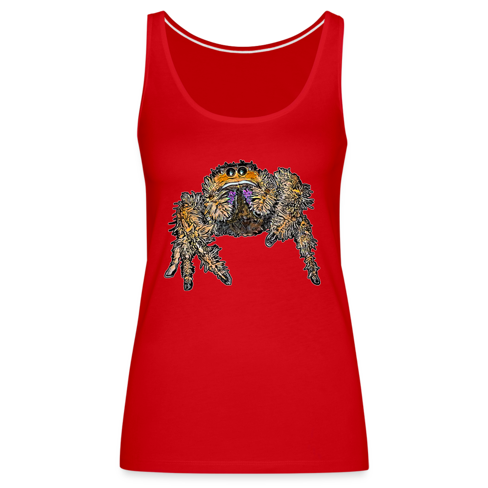 Frauen Tank Top Phidippus regius Everglades female - Rot