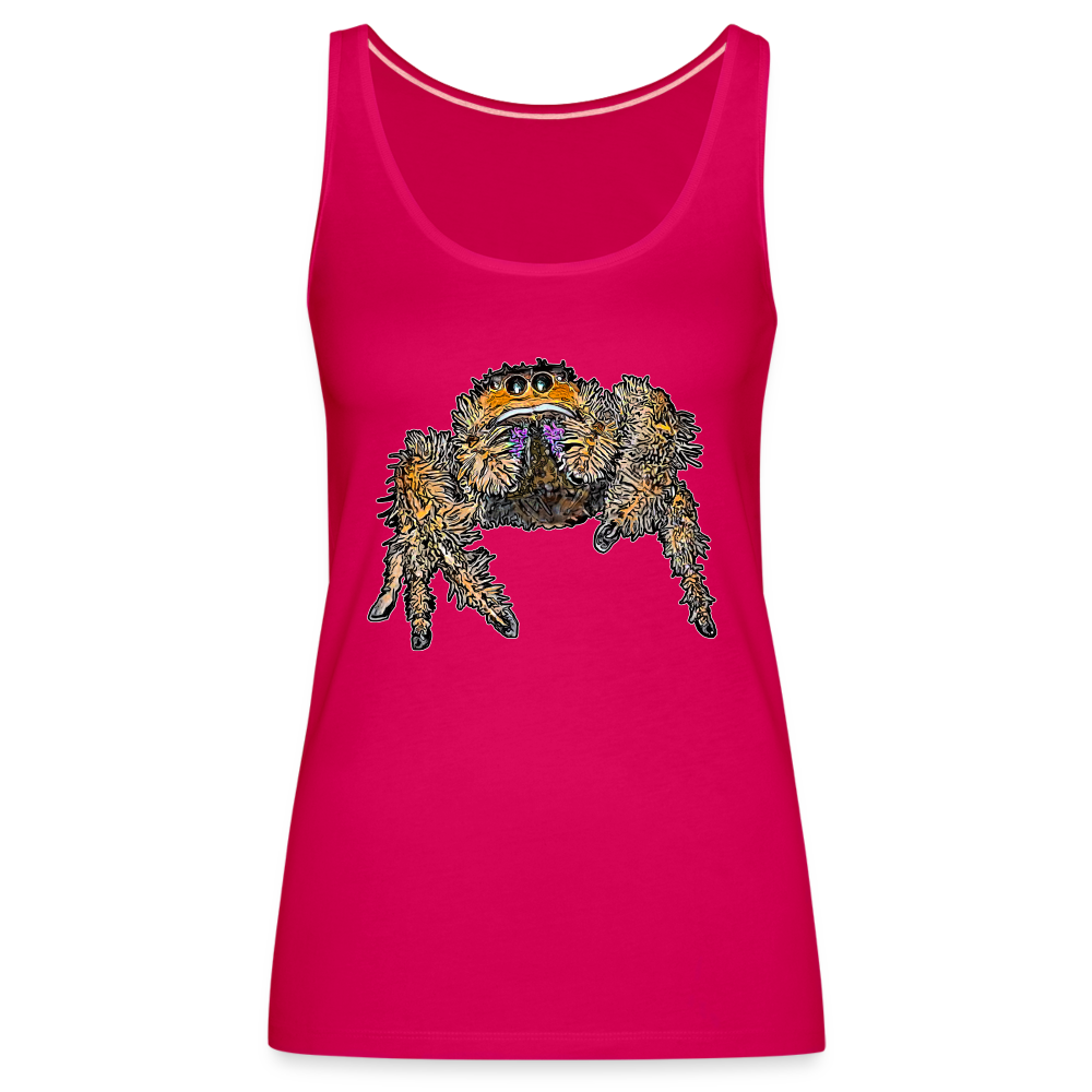 Frauen Tank Top Phidippus regius Everglades female - dunkles Pink