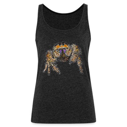 Frauen Tank Top Phidippus regius Everglades female - Anthrazit