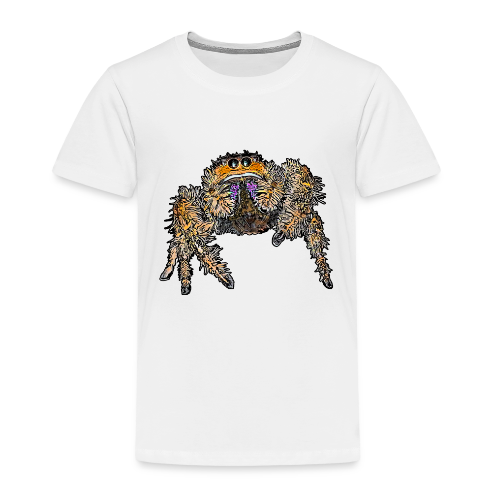 Kinder Basic T-Shirt Phidippus regius Everglades female - weiß