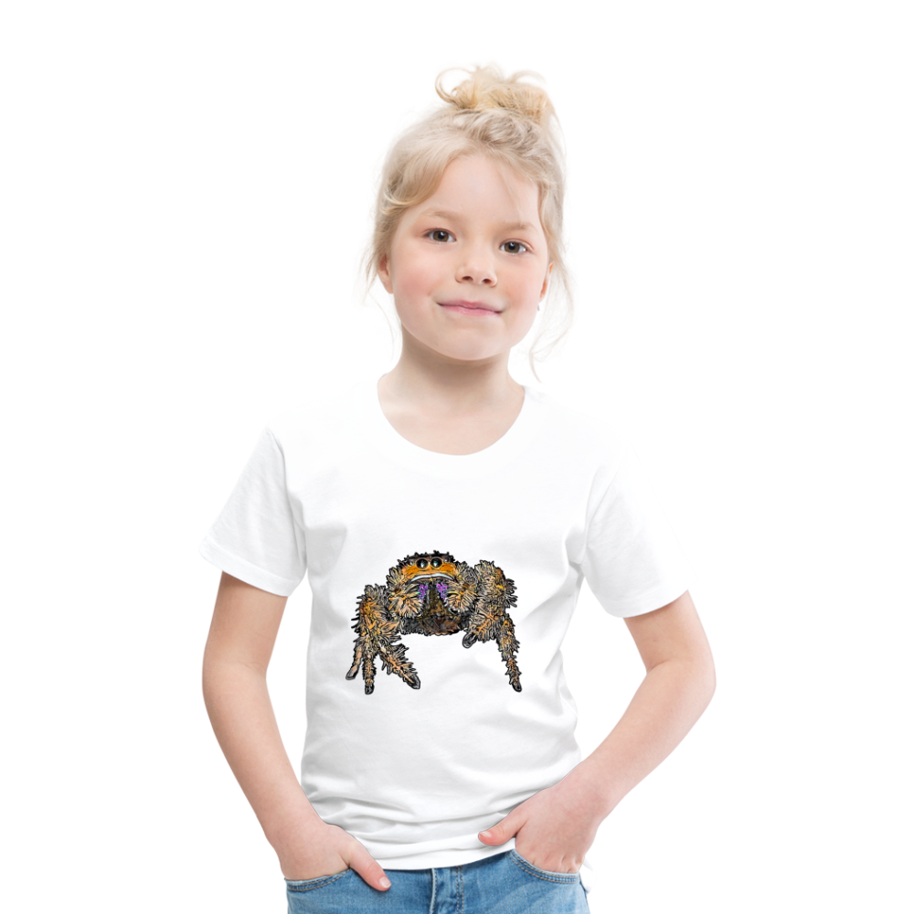 Kinder Basic T-Shirt Phidippus regius Everglades female - weiß
