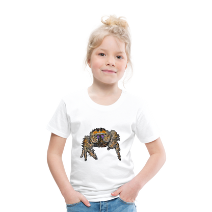 Kinder Basic T-Shirt Phidippus regius Everglades female - weiß