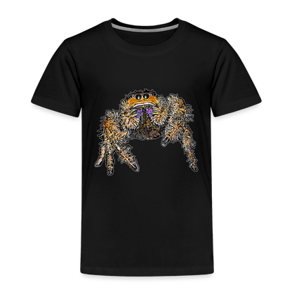 Kinder Basic T-Shirt Phidippus regius Everglades female - Schwarz