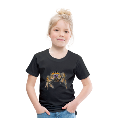 Kinder Basic T-Shirt Phidippus regius Everglades female - Schwarz