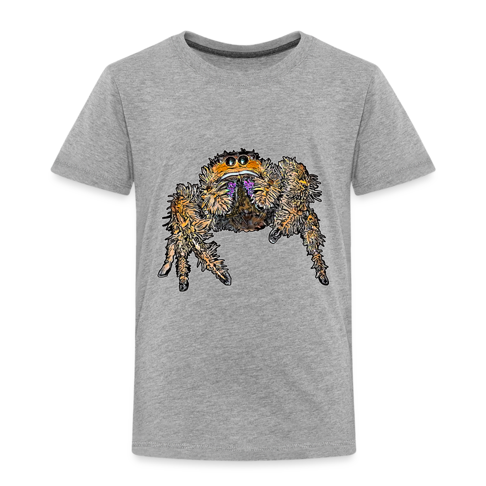 Kinder Basic T-Shirt Phidippus regius Everglades female - Grau meliert