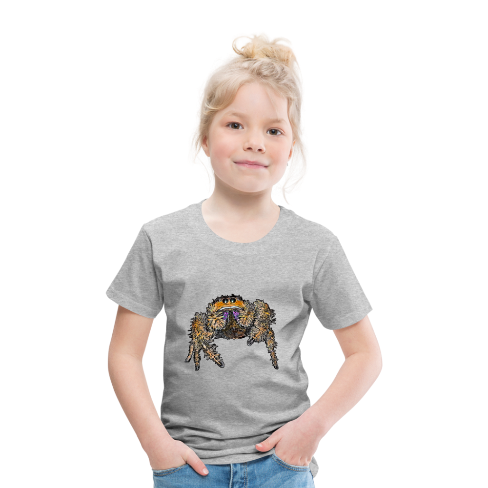 Kinder Basic T-Shirt Phidippus regius Everglades female - Grau meliert