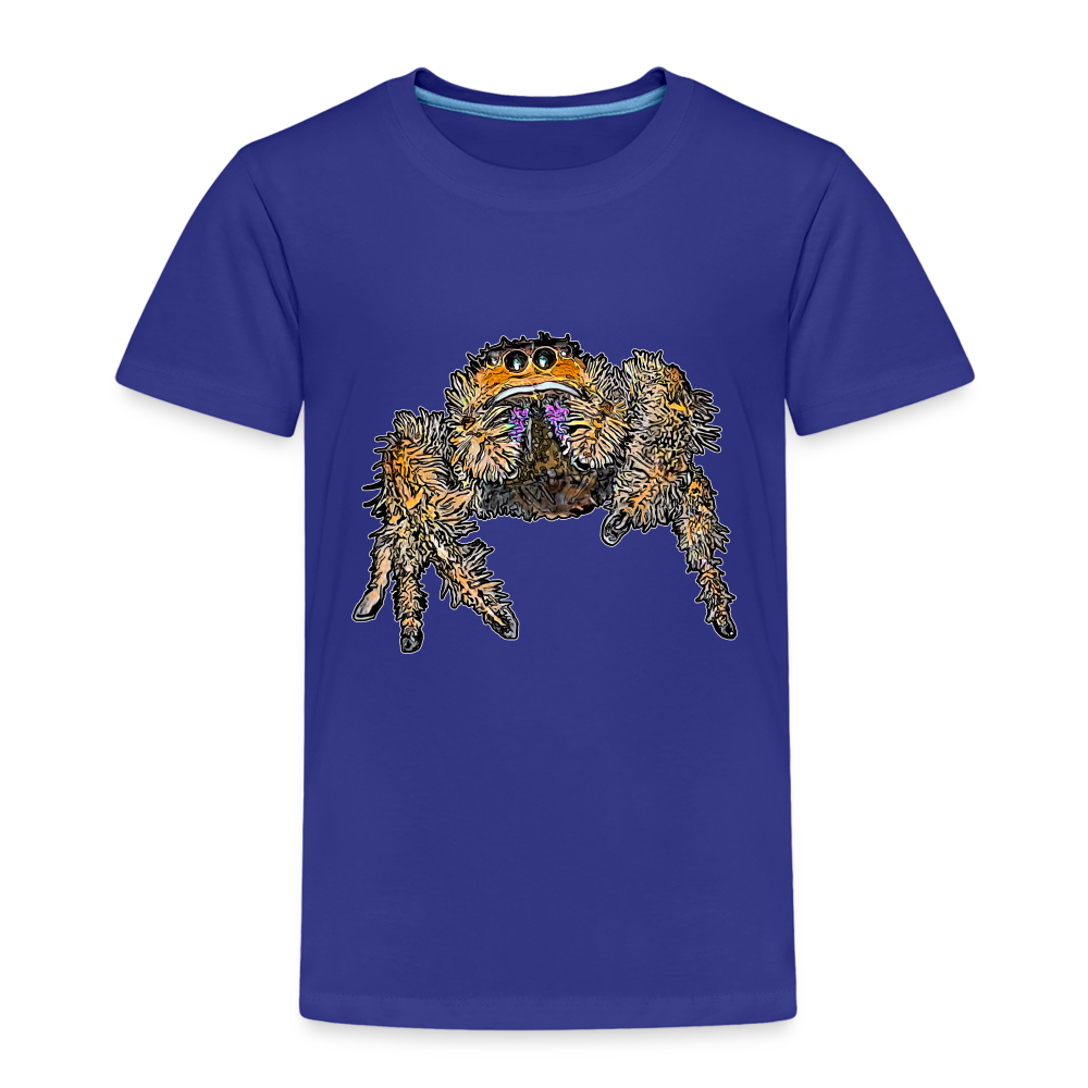 Kinder Basic T-Shirt Phidippus regius Everglades female - Königsblau