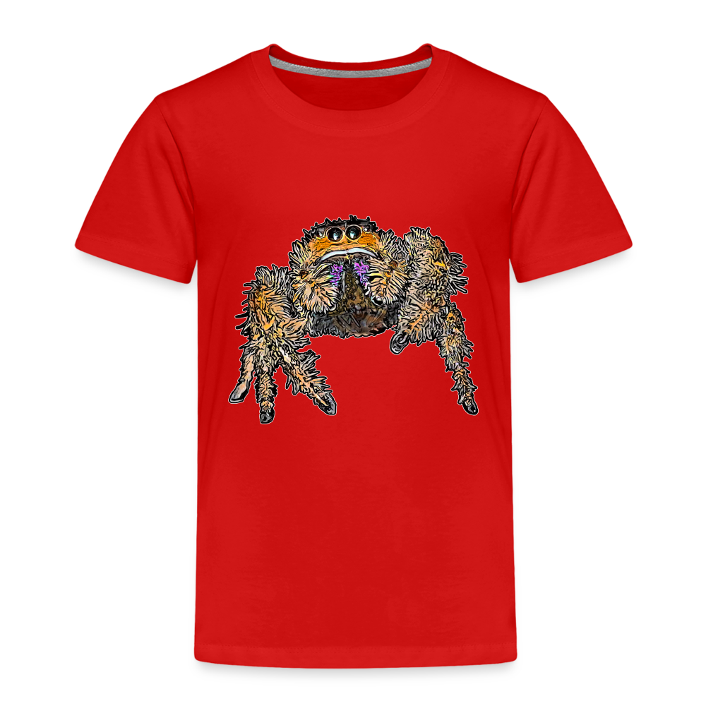 Kinder Basic T-Shirt Phidippus regius Everglades female - Rot