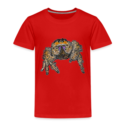 Kinder Basic T-Shirt Phidippus regius Everglades female - Rot